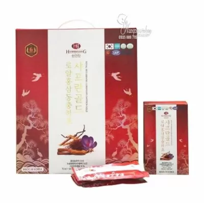 Nước Hồng Sâm Hoàng Gia Nghệ Hộp 60 Gói
